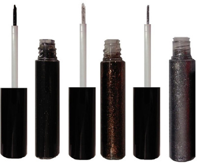 

tanvi27 NEW GLITTERY 2IN1 EYELINER CUM EYE SHADOW 18(BLACK, BROWN, GREY)