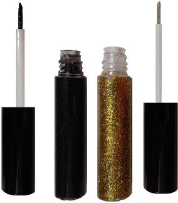 

tanvi27 NEW GLITTERY 2IN1 EYELINER CUM EYE SHADOW 12(BLACK, YELLOW)