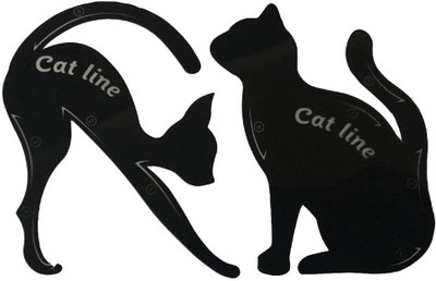 

Ni Hao CAT line stamp Eyeliner stencils eye shadow eyebrow stencils mascara stamps Eyebrow Stencil(2)