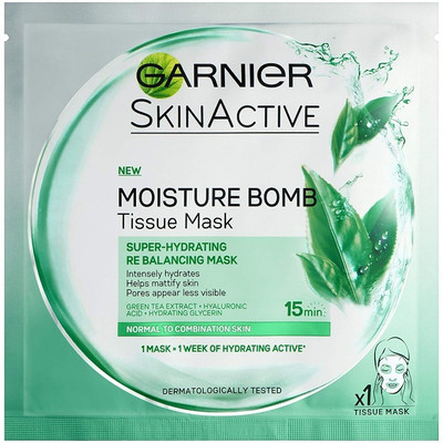 

Garnier Moisture Bomb Green Tea Hydrating Face Tissue Mask 1S(32 g)