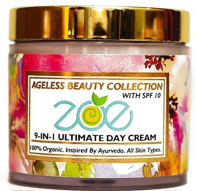 

Zoe Nutrition for Life 9-IN-1 ULTIMATE DAY CREAM WITH SPF-10 100% CERTIFIED ORGANIC FOR ACNE FREE, WRINKLE FREE, FINE LINES FREE, SKIN SENSITIVITY REDUCTION, SUN PROTECTION, CLEAR, BEAUTIFUL & GLOWING SKIN(100 g)