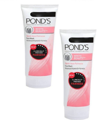 

Ponds face wash vitamin B3 100g pack of 2 Face Wash(100 g)
