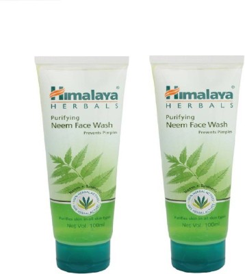 HIMALAYA Neem  feel freshness 100ML pack of 2 Face Wash(100 ml)