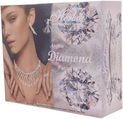 

HERBIA DIAMOND FACIAL KIT 400 ml(Set of 5)