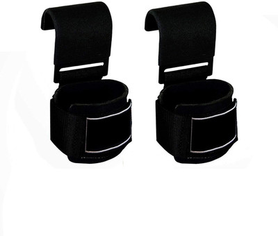 

TrimTone Wrist Supporter Weight Lifting Hooks Hand Grip/Fitness Grip(Black)