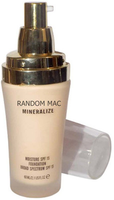 

RANDOM MAC Liquid Foundation Of Mineralize Broad Spectrum Moisture SPF 15 Foundation (1) Foundation(natural)