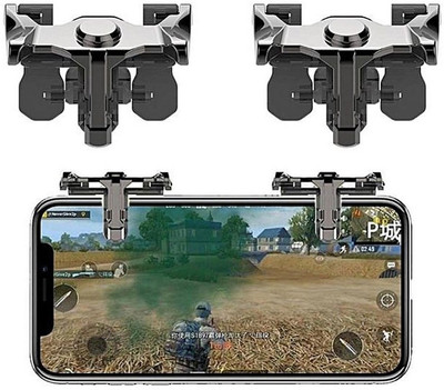 

Blue Birds Fire Shooter Controller Button Aim Key,fire and aim button pubg,game trigger for android,phones gaming accessory kit Gaming Accessory Kit(Silver, For Android, iOS)