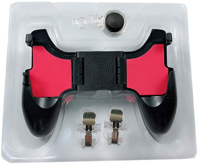 

CASADOMANI 5-in-1 Shoot Aim Move Buttons PUBG Mobile Controller with Gaming Trigger, Ergonomic Design Grip and Joysticks for Android iOS Phones for PUBG Rules of Survival... Gaming Accessory Kit(Black, For iOS, Android)
