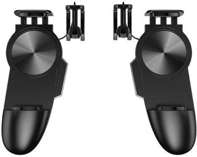 

Easypro PUBG S12 Gaming Joystick for Mobile / Trigger for Mobile Controller / Fire Button Assist Tool And Grip Case Controller PUBG Black Gaming Accessory Kit(Black, For Android, iOS)