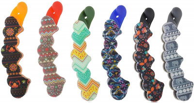 

Rapunzel Set of 6 Banana Clips Banana Clip(Multicolor)