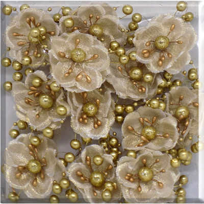 INAAYA Beautiful Hair Clips For Girls / Flower Hair Clip For Women And Girls For wedding Hair Clip, Hair Pin(Gold)
