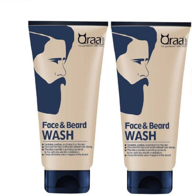 Qraa Face & Beard Wash Beard Cream(100 g)