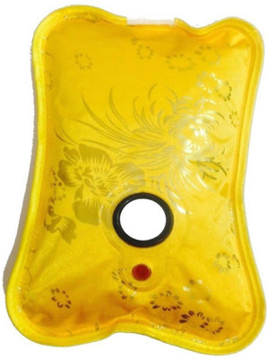 

CRETO Electric Heating Gel Pad Heat Rechargeable Portable electric 1 L Hot Water Bag(Yellow)