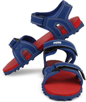 Puma Boys & Girls Velcro Sports Sandals(White