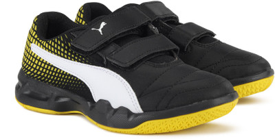 

Puma Boys & Girls Lace Tennis Shoes(Black, White