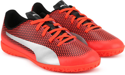 

Puma Boys & Girls Lace Running Shoes(Orange, Black