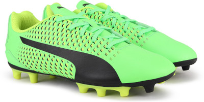 

Puma Boys & Girls Lace Football Shoes(Green, Black