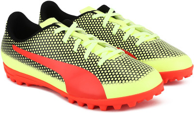 

Puma Boys & Girls Lace Football Shoes(Green, Black
