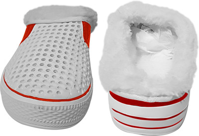 

PARIE Boys & Girls Slip on Clogs(Red
