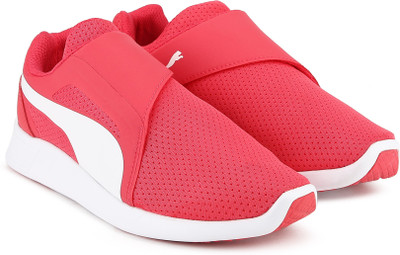 

Puma Boys & Girls Lace Running Shoes(Pink, Paradise pink puma white