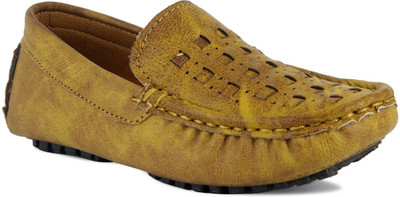 

Once More Boys Slip on Loafers(Yellow, Tan