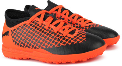 

Puma Boys & Girls Lace Football Shoes(Black, Black orange