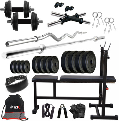

KRX PVC 25 KG COMBO 6 -SL Home Gym Kit