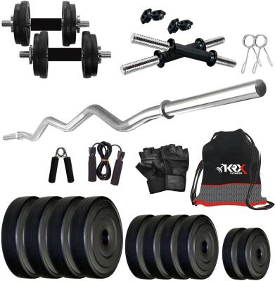 KRX 50 kg PVC COMBO 3-SL Home Gym Combo