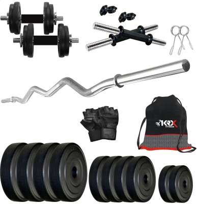 KRX 38 kg PVC COMBO 4 -SL Home Gym Combo