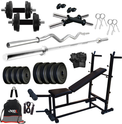 

KRX PVC 48 KG COMBO 25 -SL Home Gym Kit