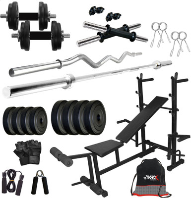 

KRX PVC 42 KG COMBO 35 -SL Home Gym Kit