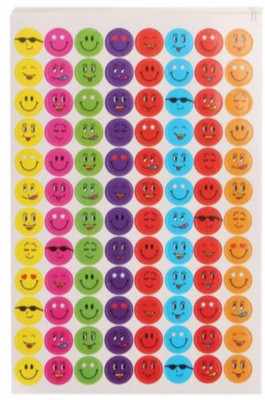 

BuyChoice Mixed Expression Smiley Faces Reward Stickers For School Teacher Praise 960Pcs(Multicolor)