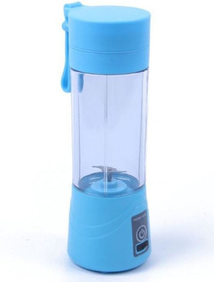 

TASHKURST USB Rechargeable Blender Mixer Portable Mini Juicer Juice Machine Smoothie Maker Household Small Juice 380 Juicer Mixer Grinder(Blue, 1 Jar)