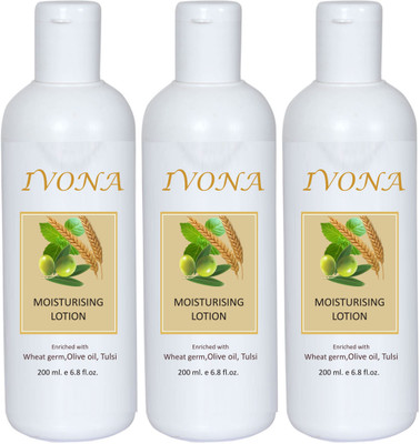 

Ivona Wheatgerm Moisturising Lotion Pack of 3(200 ml)
