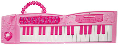 

Parteet Learnig/Educational 37 Keys Musical Folding Electronic Keyboard Piano Melody Mixing Toy (Pink)(Multicolor)