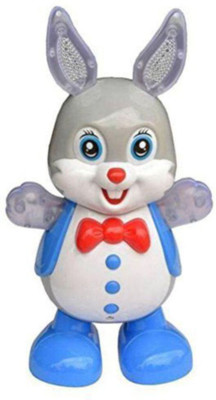 

TULLY Dancing Rabbit with Music and Light Battery operated For kids (Multicolor) (Multicolor)(Multicolor)