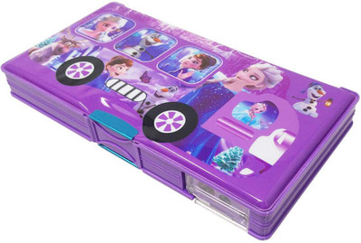 

Parteet Pencil Box Pencil Box Art Plastic Pencil Box(Set of 1, Multicolor)