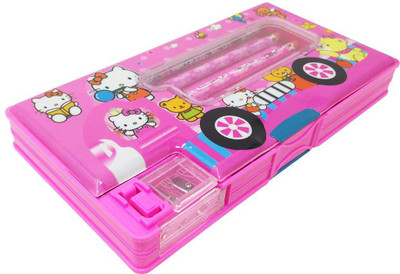 

Parteet Pencil Box Pencil Box Art Plastic Pencil Box(Set of 1, Multicolor)