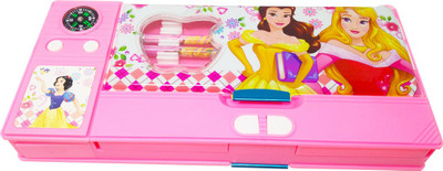 

Parteet Pencil Box Pencil Box Art Plastic Pencil Box(Set of 1, Pink)