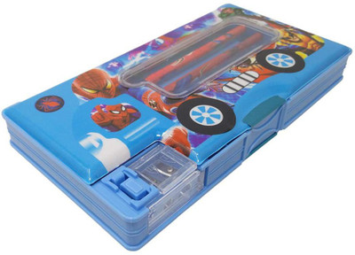 

Parteet Pencil Box Pencil Box Art Plastic Pencil Box(Set of 1, Multicolor)