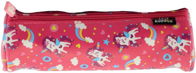 

Smily Kiddos 1 Unicorn print Art Polyester Pencil Box(Set of 1, Pink)