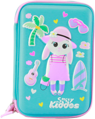 

Smily Kiddos 1 embossed Art EVA Pencil Box(Set of 1, Light Blue)
