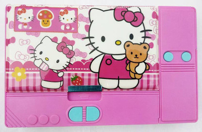

Browner Hello Kitty Hello Kityy Art Plastic Pencil Boxes(Set of 1, Multicolor)
