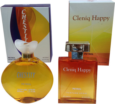 

Petrol CHESTITY & CLENIQ HAPPY Perfume - 200 ml(For Men & Women)