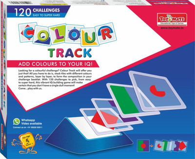 

Toymate Colour Track Junior- 60 Challenges-an IQ Building Puzzle Game for Age 3 Years & Above(4 Pieces)