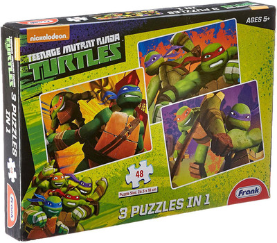 

Frank Nickelodeon Teenage Mutant Ninja Turtles - 3 in 1 (48 Pieces)(48 Pieces)