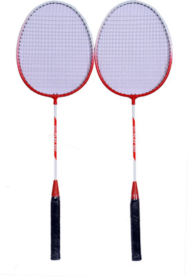 

go play Full Size Light Weight Strung Badminton Racquet Pair For Men Women Boys Multicolor Strung Badminton Racquet(G3 - 3.5 Inches, 500 g)