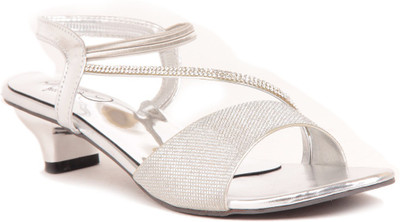 

Sindhi Footwear Women Silver Heels
