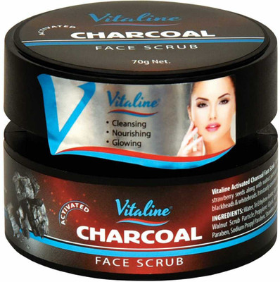 

Vitaline Charcoal Face Scrub For Women Scrub(70 g)