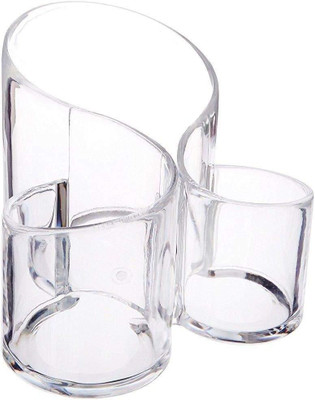 

Way Beyond Acrylic Transparent Cosmetic Makeup Organizer | Lipstick Holder | Display Stand | Nail Polish | Eyebrow Pencil Storage Box | Toothbrush Holder | Stationary Holder Vanity Box(Transparent)